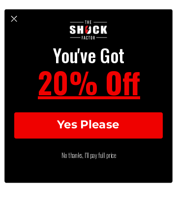 New mobile pop-up first step: black 20% off offer with a single yes button